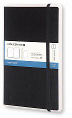 Записная книжка Moleskine Smart Paper Tablet (в точку), Large (13x21см), черная