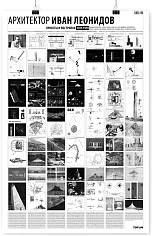 Плакат Архитектор Иван Леонидов. Основные проекты и постройки 1925–1959