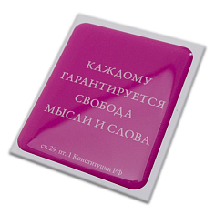 Наклейка  «Конституция» – статья 29.1
