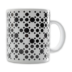 Кружка «Перфорация», белая